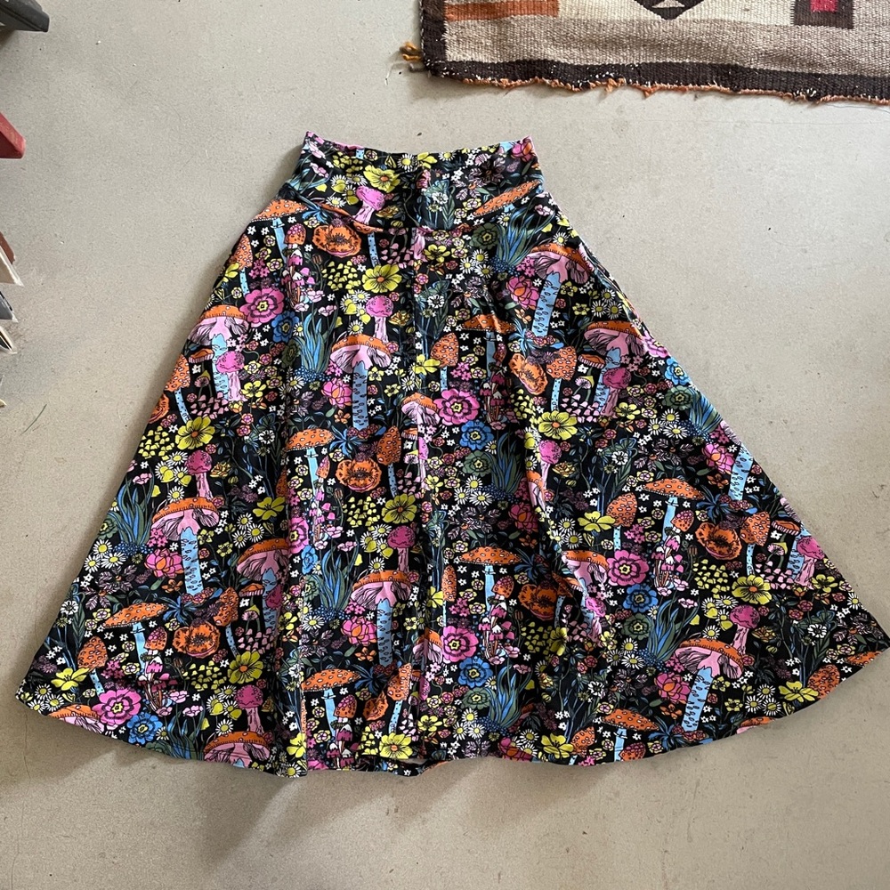 NOOWORKS Magical Mushroom Francis Skirt in XS